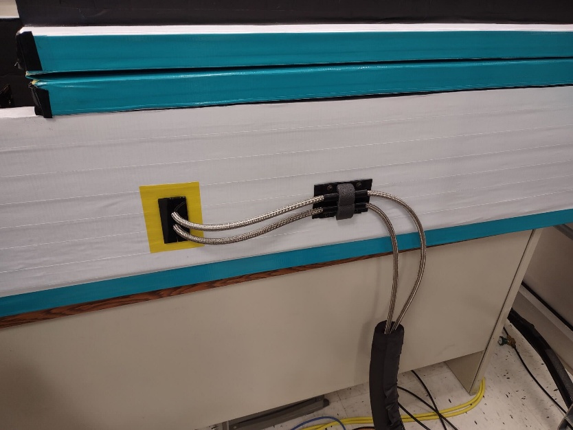 Installed CO2 line system