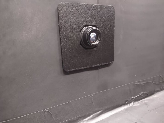 Camera mount - inside (installed)