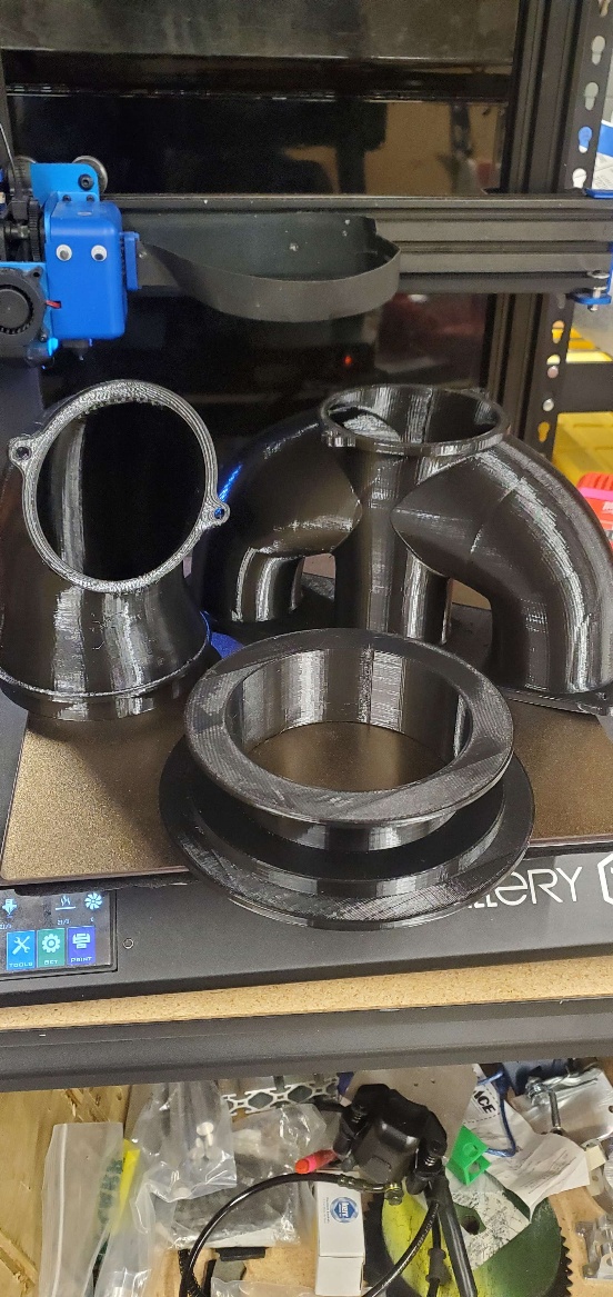 Full-scale FDM test print