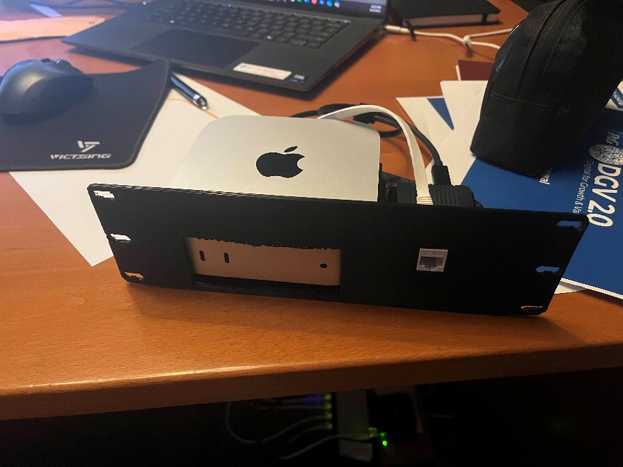 Early prototype mounted