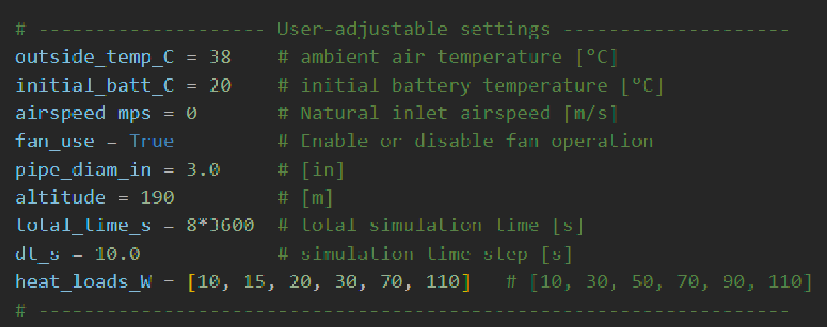 Artemis (2026) - Thermal Modeling of Battery Pack